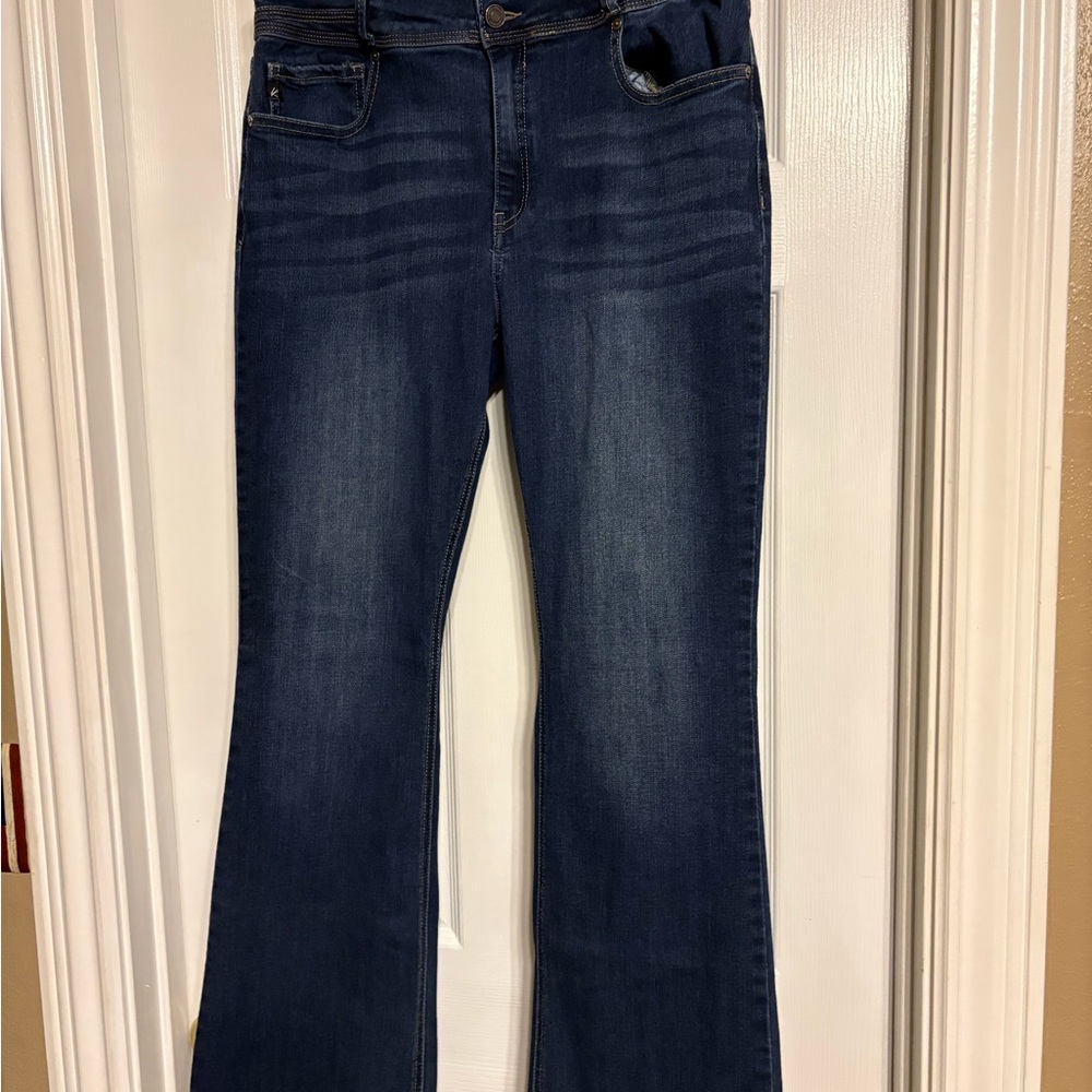 KanCan Dark Blue Flare Jeans